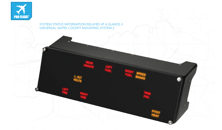 Pro Flight Backlit Information Panel