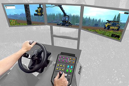 Volant G saitek + panel farming simulator