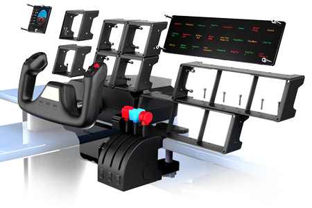 harmonize with many other Saitek flight simulation products